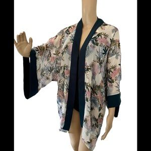 Lightweight floral cover up